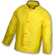 TINGLEY RUBBER Tingley® J21207 Eagle„¢ Storm Fly Front Jacket, Yellow, Hood Snaps, 2XL J21207.2X